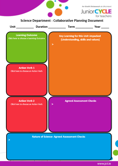 Science Collaborative Planning Document interactive