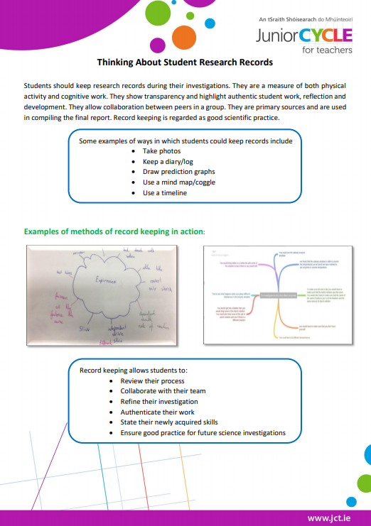 Thinking About Student Research Records