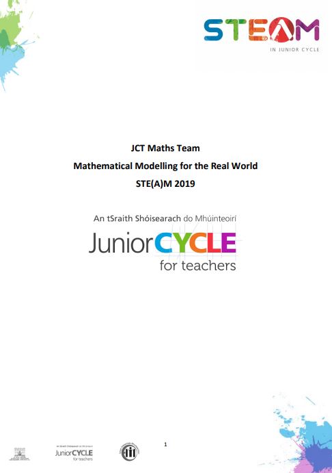 JCT Maths STE(A)M Handout