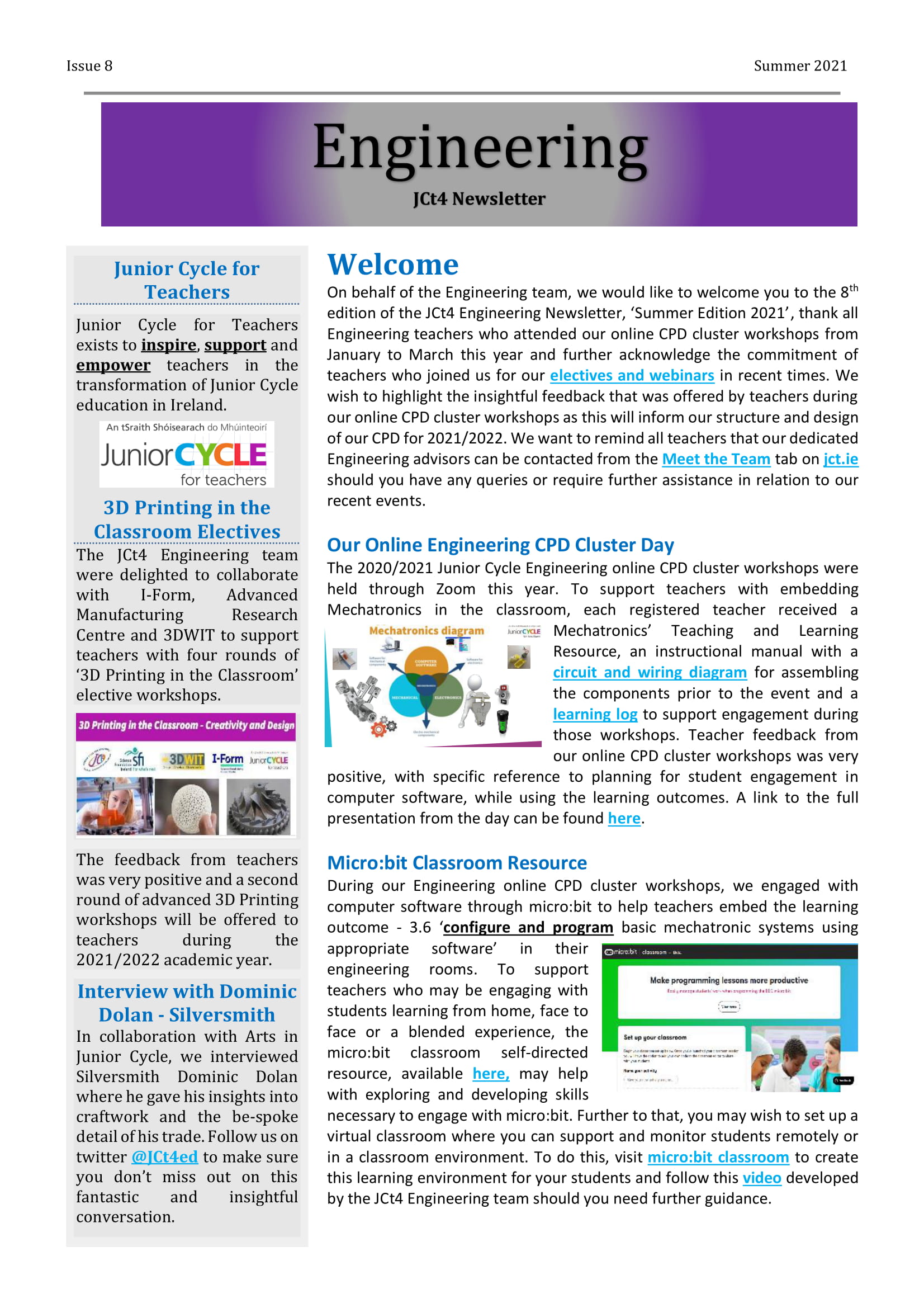 Engineering Newsletter Summer 2021