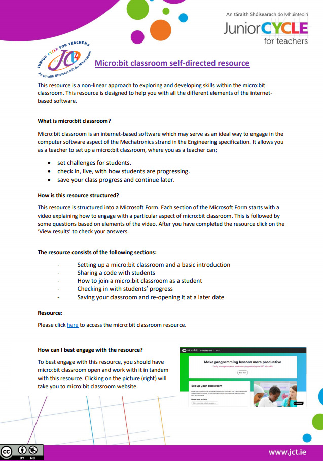 Micro:bit Classroom Resource