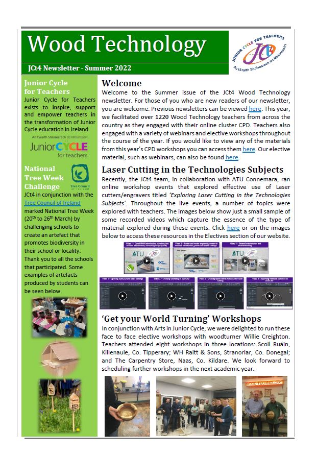 Wood Technology Newsletter Summer 2022