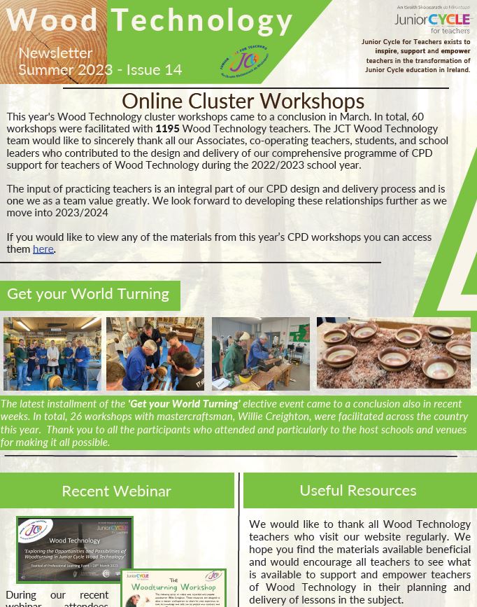 Wood Technology Newsletter Summer 2023