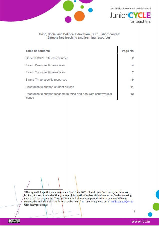 Resources Document