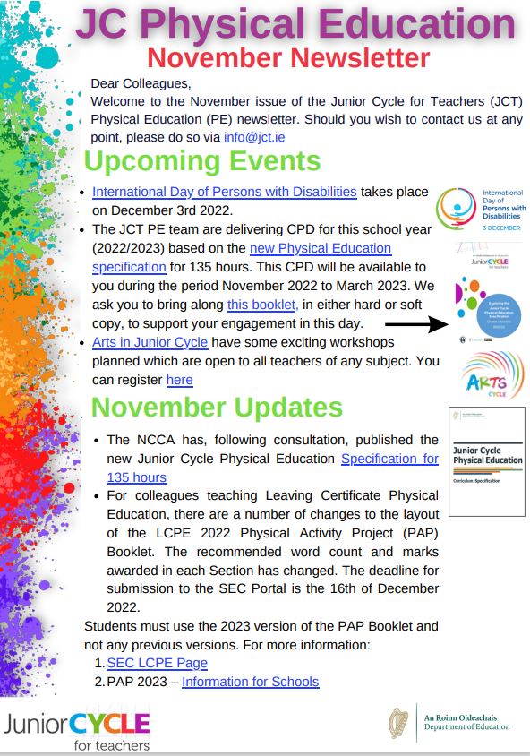 November Newsletter